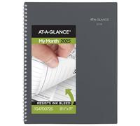AT-A-GLANCE Agenda 2025, mensuel, 21,6 x 27,9 cm, grand, DayMinder, gris (GC4700725)