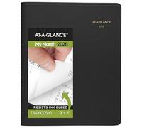AT-A-GLANCE Agenda 2026, mensuel, 15 mois, 22,9 x 27,9 cm, grand, noir (702600526)