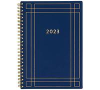 AT-A-GLANCE Agenda hebdomadaire et mensuel 2023, simplifié par Emily Ley, 14,9 x 21,6 cm, petits onglets mensuels, bleu marine (EL94-200)