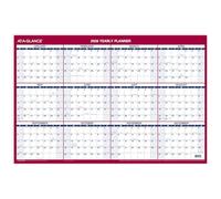 AT-A-GLANCE Calendrier 2026 effaçable à sec, 91,4 x 61 cm, grand, vertical-horizontal, réversible (PM26B2826)
