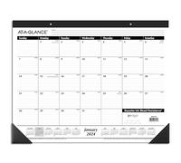 At-A-Glance Calendrier mensuel 2024 : 54,5 x 43,2 cm.