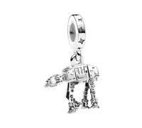 AT AT Walker The All Terrain Blindé Transport Star and Wars Breloque en argent sterling 925 compatible avec de nombreux bracelets à breloques britanniques.