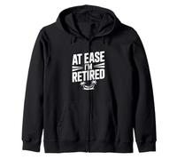 At Ease I'm Retired Humour for Relaxed Retraites Sweat à Capuche