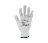 AT Gant taille 9/10 blanc/bleu EN 388 cégorie EPI II polyester/coton