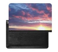 at Morning Étui de protection pour passeport avec blocage RFID - Porte-carte d'identité - Portefeuille de voyage sécurisé pour tickets de passeport, cartes de crédit, style, taille unique, Style :,