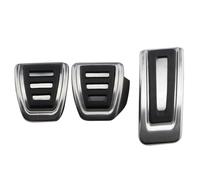 AT MT Pour Seat Pour Leon 5F Couvre-pédale De Voiture En Acier Inoxydable 2012 + Cache-pédale Accélérateur Frein(MT)