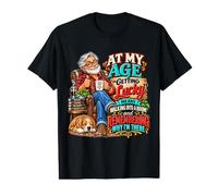 At My Age Getting Lucky Funny Senior Memory Humour T-Shirt Graphique avec Valeur