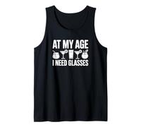 At My Age I Need Glasses - Funny Vodka Débardeur