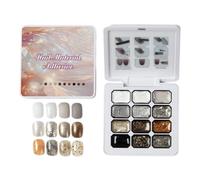 Рat pat Gel - 12 Colors Nail Polishing Gel | Gradient Patting Gels | Glitter Nail Gels Kit | Semi Soliď Long Lasting Gradient UV LED Nails Art Set | For Women Teens Mothers Salon
