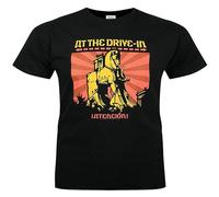 At The Drive in Atencion Unisex 100% Cotton Short-Sleeve T-Shirts Black L