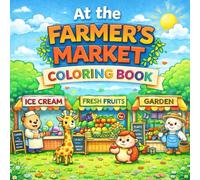 At the Farmer's market Coloring book