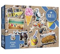 Puzzle Pièces Xxl - At The Seaside - Puzzle 12 Pièces