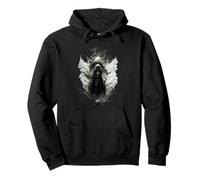 at The Underworld Gates Ange of Death Grim Reaper Goth Sweat à Capuche