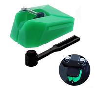 AT-VMN95E Stylet de rechange avec coque en ABS et cantilever en alliage d'aluminium compatible avec platine USB Audio-Technica AT-LP120X et toutes les séries VM95 (vert)