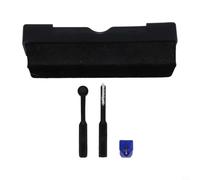 At-vmn95e Stylet de rechange pour cartouches Audio-technica séries At-LP120x et Vm95 avec porte-à-faux en aluminium et brosse de nettoyage Noir (bleu)