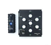 AT16 Kit de commutateur d'antenne coaxiale à distance avec interface en métal 800 W PEP SO-239 pour station de base radio portable