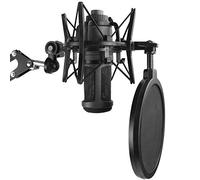 AT2020 Suspension Antichoc Professionnelle avec Filtre anti-pop pour Réduire le Bruit de Vibration du Microphone, Support Antichoc pour Micro à Condensateur AT2020 AT2020USB + par YOUSHARES