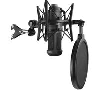At2020 Suspension Antichoc Professionnelle Avec Filtre Anti-Pop Pour Réduire Le Bruit De Vibration Du Microphone, Support Antichoc Pour Micro À Condensateur At2020 At2020Usb + Par[X369]