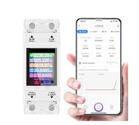 AT2PW 100A Tuya Din Rail compteur d'énergie commutateur intelligent télécommande numérique Volt Amp Kwh facteur de fréquence mètre(Not leakage protect)