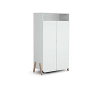 Armoire PIRATE Blanc et Hêtre