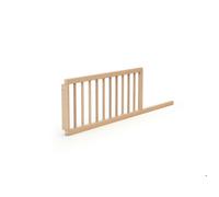 AT4 - Barrière de lit bébé 120cm Festive Hêtre Verni - 120 x 32 x 4 cm | Facile à Installer | en Bois Massif