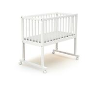 AT4 - Berceau en bois NOA 40 x 80 cm Blanc - Taille unique