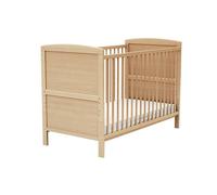 AT4 - Lit bébé évolutif en bois 60 x 120 ESSENTIEL Hêtre verni | 124 x 64 x 86,5 cm | Lit transformable en lit junior