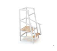 At4 - Tour d observation Essentiel - Blanc et Hêtre Verni