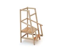 AT4 - Tour d'observation/apprentissage enfant ESSENTIEL en bois Hêtre Verni - Taille unique