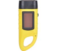 AT5503 ABS plastique solaire manivelle lampe de poche d'urgence LED lampe de poche portable pour l'escalade Campinglemon jaune