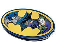 Ata-Boy Batman Nemesis Blue Raspberry Candy Collector Boîte en métal avec logo Batman - Une (1) boîte - Emblème Batman en forme de bonbons - Joker