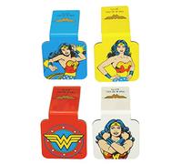 Ata-Boy Lot de 4 marque-pages magnétiques Wonder Woman - Cadeaux et marchandises