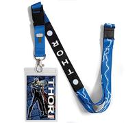 Ata-Boy Marvel Comics Thor Cordon réversible avec clip et porte-carte d'identité