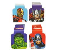Ata-Boy Marvel Lot de 4 marque-pages magnétiques Avengers
