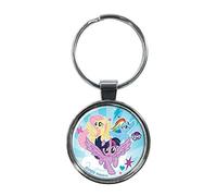 Ata-Boy My Little Pony Lot de 2 porte-clés pour clés, sacs à dos et autres 3,8 cm, Trio d'amis, taille unique