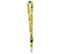 Ata-Boy Scooby Doo - Cordon porte-badge Munchies Run Lanyards pour badges d'identité - Cadeaux et marchandises Scooby Doo, multicolore, taille unique