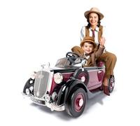 ATAA A UDI Horch 930V 24v - Rouge- Grande Voiture électrique pour Enfants de Collection avec Batterie 24v, Roue en Gomme, siège en Similicuir, Moteurs puissants, siège pour Adulte et télécommande