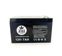 ATAA Batterie pour Les Voitures électriques pour Les Enfants 6v 12v 24v - 12 Volts 7 Amp - Batterie Haute Performance pour Voitures et Motos électriques pour Enfants