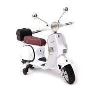 ATAA CARS Moto Vespa Officiel 12v électrique pour Enfants Licence Piaggio - Blanc