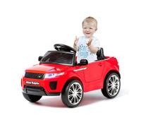 ATAA Kaplin 6V - Rouge - Voiture électrique pour Enfant avec Batterie 6V, lumière, Musique, Bluetooth, Rocking et télécommande pour Parent