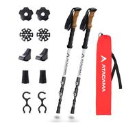 ATACAMA Baton de Randonnée Bâton De Marche Pliable Télescopique Fibre de Carbone Aluminium Homme Femme Enfant Batons De Rando
