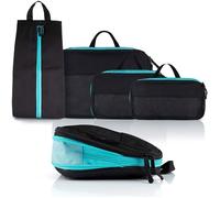 ATACAMA Kit 4 Organisateurs Valise Compression - Voyage, Rangement Vêtement, Packing & Sac Chaussures