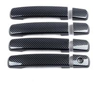 ATACDVDYEU Poignées de extérieures voiture Pour Pathfinder R51 - Protection Anti-rayures, Accessoires Décoratifs Pour Bol 2005-2012 Poignée De Porte Monotrou(Carbon Fiber Pattern)
