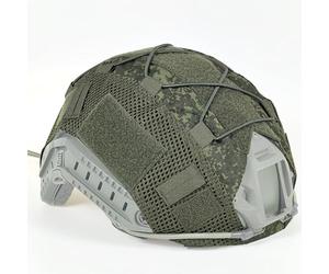 ATAIRSOFT Housse de casque tactique en nylon 500D pour casque BJ/PJ/MH Airsoft Paintball Fast Bump en taille M/L/XL - sans casque (armée russe numérique)