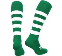 Atak Sports Hooped Socks Senior Vert/Blanc 6-8 Male
