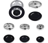 Ataoyus Accessoires pour brûleur Plat en Fer, Séparateur de feu, Ensemble de Chapeau de cuisinière, Ensemble de Chapeau de cuisinière, Ensemble de Four/cuisinière à gaz