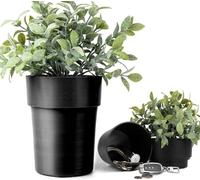 Ataoyus Coffre Fort en Forme De Pot De Fleur avec Plantes, Coffre-Fort Caché, Clé pour Cacher l'argent Et Les Objets, Coffre-Fort Secret pour Extérieur, Jardin, Bureau