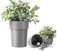 Ataoyus Coffre Fort en Forme De Pot De Fleur avec Plantes, Coffre-Fort Caché, Clé pour Cacher l'argent Et Les Objets, Coffre-Fort Secret pour Extérieur, Jardin, Bureau