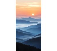 Atardecer Diamond Painting MontañA Diamond Painting Niños DIY Kit Punto de Cruz 5D Bordado Manualidades Adultos Pintura Diamante Adultos Mosaico Cuadro Diamantes, para Pared Decoration 30x60cm F - 930