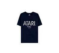 Atari 1972 Japan Homme T-Shirt Manches Courtes Bleu foncé 100% Coton Regular/Coupe Standard